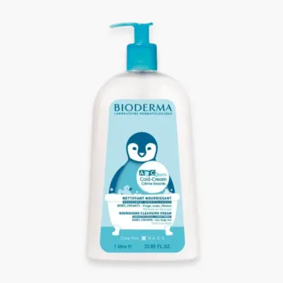 Bioderma Abcderm Cold-Cream Creme Lavante Nettoyante Nourrissante 1l