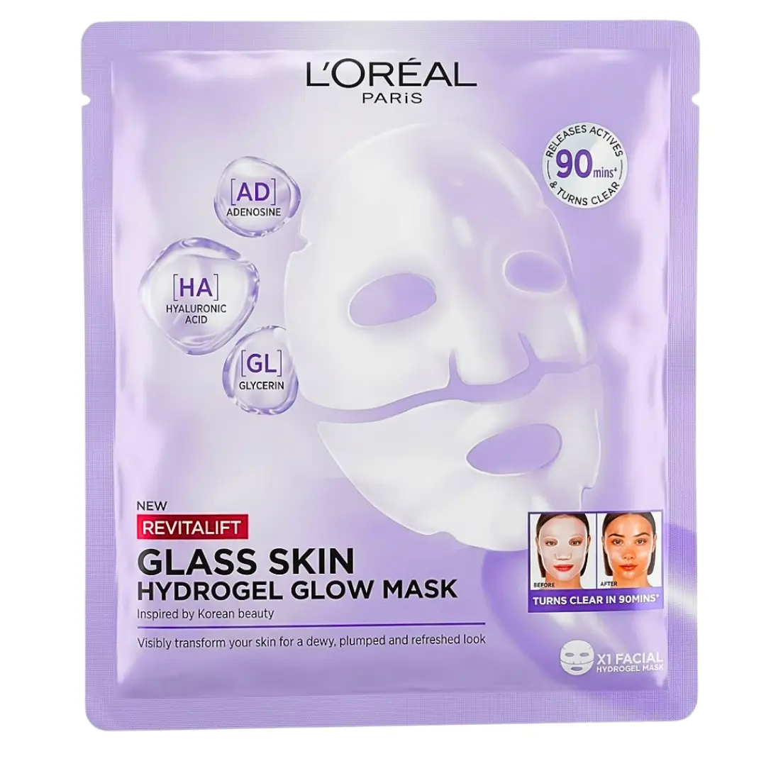 L'Oreal Paris Revitalift Glass Skin Hydrogel Glow Mask